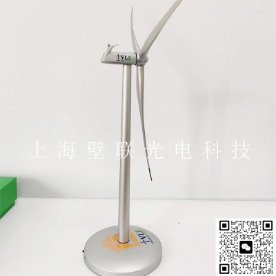 太阳能风车模型带USB电池风力发电风机沙盘实验摆件新能源DIY礼品图2