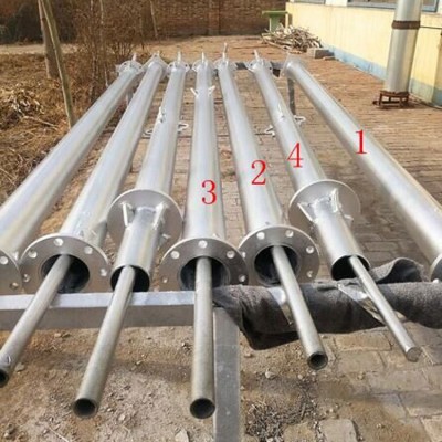 6米拉锁杆塔架2KW以下风力发电机立杆6m拉索杆厂家批发风机塔架杆图2