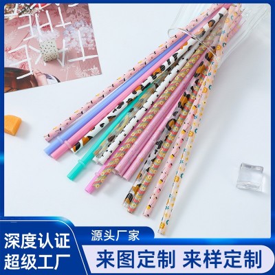 塑料吸管循环使用水杯吸管PP PETG TRITAN材质吸管 可定制印刷吸管图4